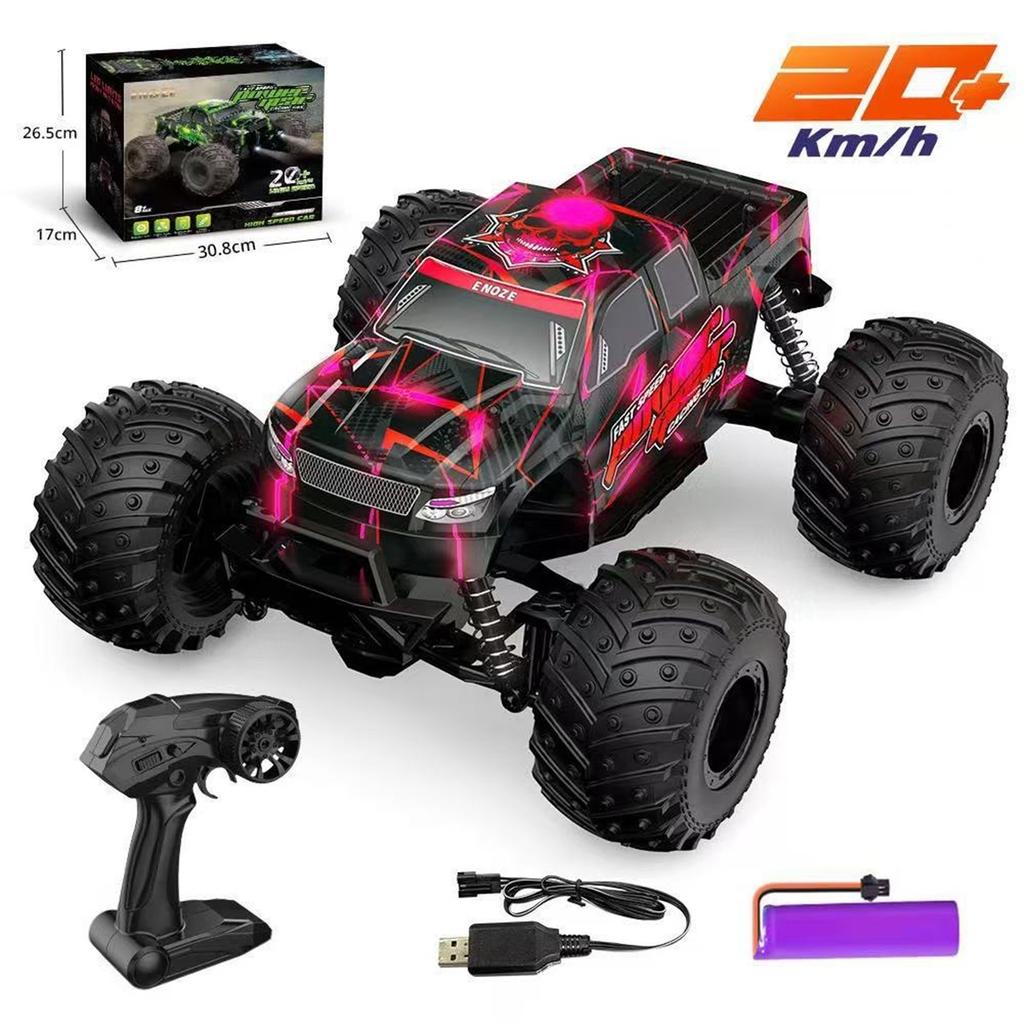 1:14 Full‑Proportional RC Monster Truck High‑Speed Off‑Road Climbing Racing Car 2.4G Remote Control All‑Terrain Buggy Toy Boys