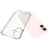Для iPhone 16 прозрачный чехол для телефона толщиной 2,0 мм противоударный чехол для телефона из ТПУ