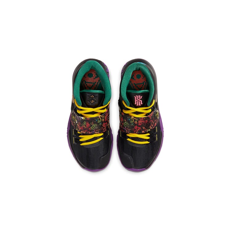 Nike Kyrie 6 CNY Irving 6 Высокие Баскетбольные Кроссовки Черные Детские Возраст 3-7 Лет CQ5773-001