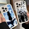 Чехол для телефона iPhone 17 Air 16E 15 16 Pro Max Bleach Кучики Рукия Чехол 14 Plus 13 12 Mini Мягкий Силиконовый Fundas