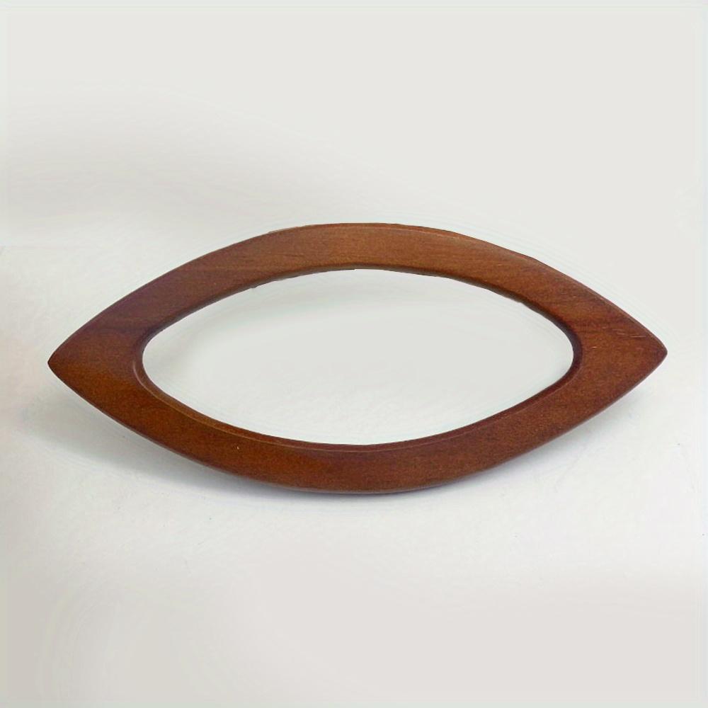 Ручка для сумки из цельного дерева, сменная, своими руками, сумка из дерева, твердая ручка, классический ремень для шитья, вязания крючком, сумки, кошелька, аксессуаров