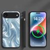 Золотой шелк волн подходит для iPhone 17 Pro Max 16E 15 Pro 14 13 Plus 12 mini 11 XR Xs 7 8 16 Air черное Стеклянный Чехол для Телефона