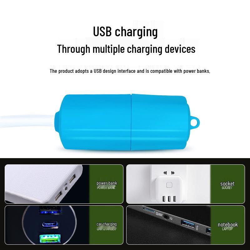 Бесшумный мини-USB кислородный насос для аквариумов и рыбалки на открытом воздухе