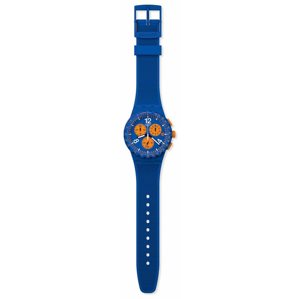 Swatch PRIMARILY BLUE SUSN419 Синие наручные часы,
