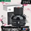 Hero Ink 234 Чернила для перьевых ручек, Угольно-сине-черные, Анти-засорение, Круглая бутылочка, 75 мл