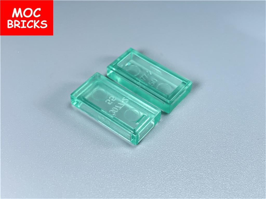 100 шт./лот Детали MOC Прозрачная плитка 1x2 3069 Океан Озеро Сцена Обучающие Строительные Кирпичики Городская Модель Строительные Кирпичики Куклы Детская Игрушка