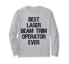 Лучший оператор лазерной отделки с длинным рукавом. Футболка