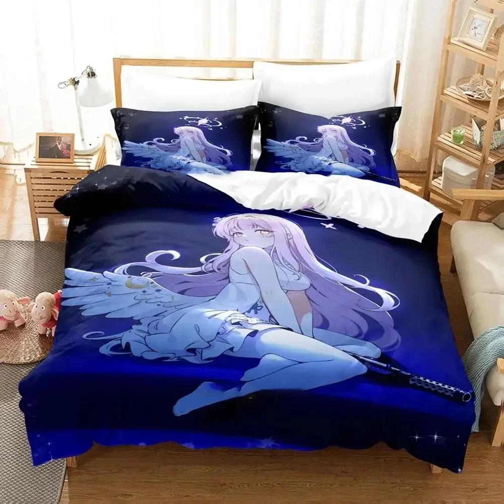 Anime Blue Archive Misono Mika Комплект постельного белья для мальчиков и девочек Twin Queen Size Пододеяльник Наволочка Кровать Дети Взрослый Домашний Текстиль Текстиль