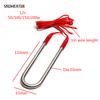 SNDHEATER 12V U Type Electic Immersion Heating Element 110MM Heater Resistance 50W 100W 150W 200W 1M Red Wire for Water Bucket