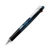 Zebra Clip-On Multi 4-Color Ballpoint Pen + Mechanical Pencil (Black, Red, Blue, Green) with 0.5mm Lead, Black Body (B4SA1-BK)