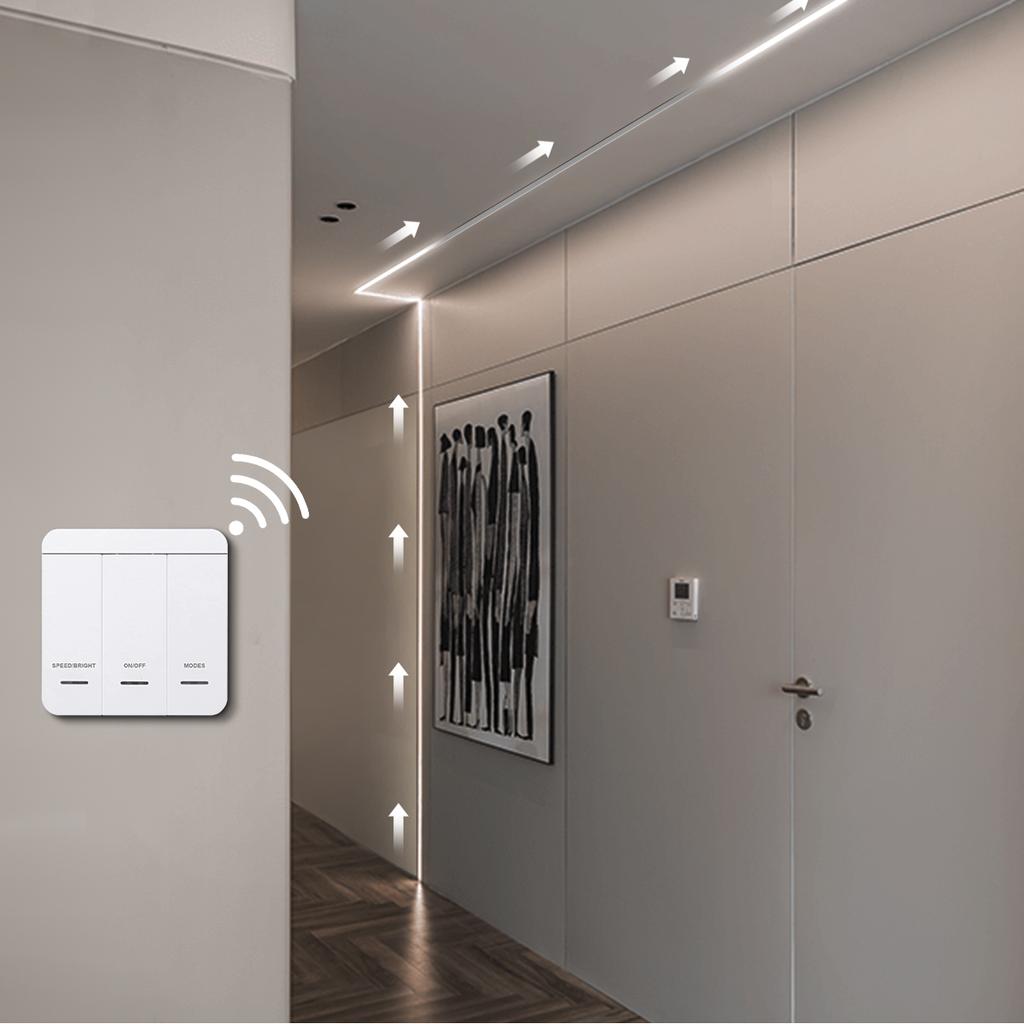 5 м 10 м/рулон светодиодная лента для скачек на лошадях 24 В 120 светодиодов/м бегущая вода течет световая лента с беспроводным контроллером RF