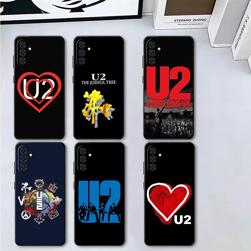 U-U2 Rock Band Soft Phone Case for Samsung A17 A37 A57 A16 A26 A36 A56 A15 A25 A35 A55 A14 A24 A34 A54 A13 A23 A33 A53 A52 A12