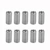 10pcs Threaded Inserts Inner M6X1.0 Outer M8X1.25 Length 15MM Male Female Nut