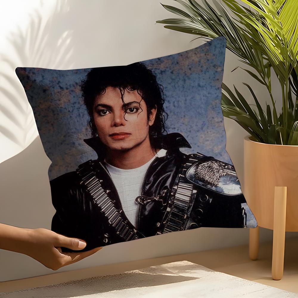 Классическая наволочка Singer M-Michael Jackson Льняные чехлы для подушек Декоративные диванные подушки Чехлы для подушек в машину