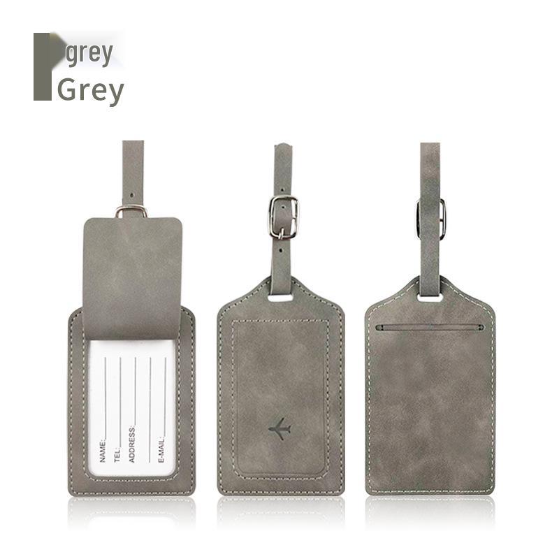 Набор: меняющий цвет держатель для паспорта из ПУ кожи и багажная бирка с RFID-защитой