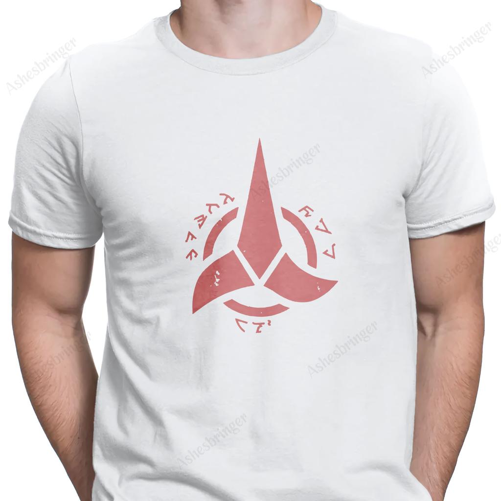 Мужская графическая футболка с круглым вырезом Star Trek Klingon Empire, уличный повседневный стиль, топы для мужчин и женщин