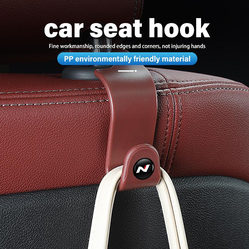 For Hyundai Car Seat Back Hooks Auto Accessories Sonata i30 i20 Tucson Elantra Kona N Line KK8