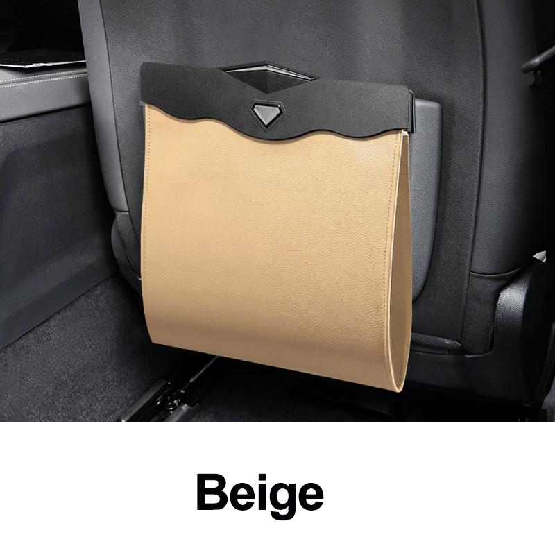 Автомобильная мусорка Мусорный пакет Водонепроницаемый Мусорное ведро для заднего сиденья Корзина-органайзер Магнитная адсорбция Мусорное ведро Подвесной карман для хранения