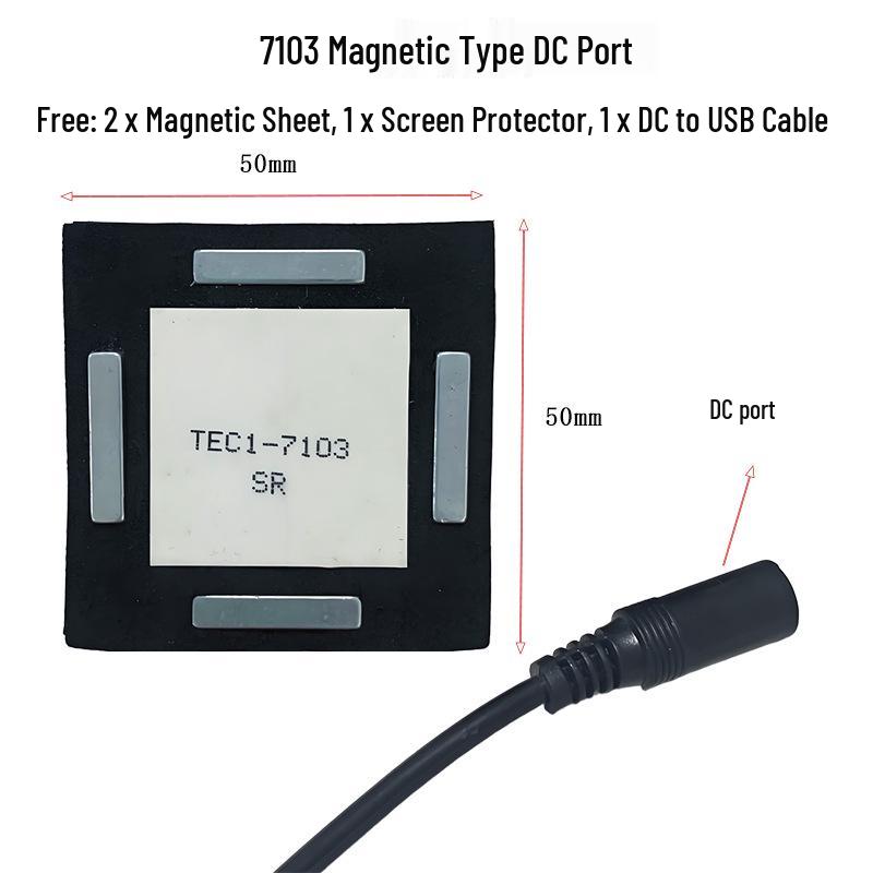 Бесшумный кулер для телефона TEC1-7103: 5В DIY Полупроводниковый Радиаторный Вентилятор