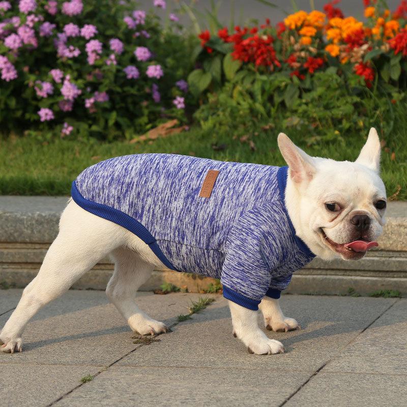 Pet Clothes for Small Medium Dogs, French Bulldog Pug Cat Sweater, Dog Outfits Winter Warm Clothes