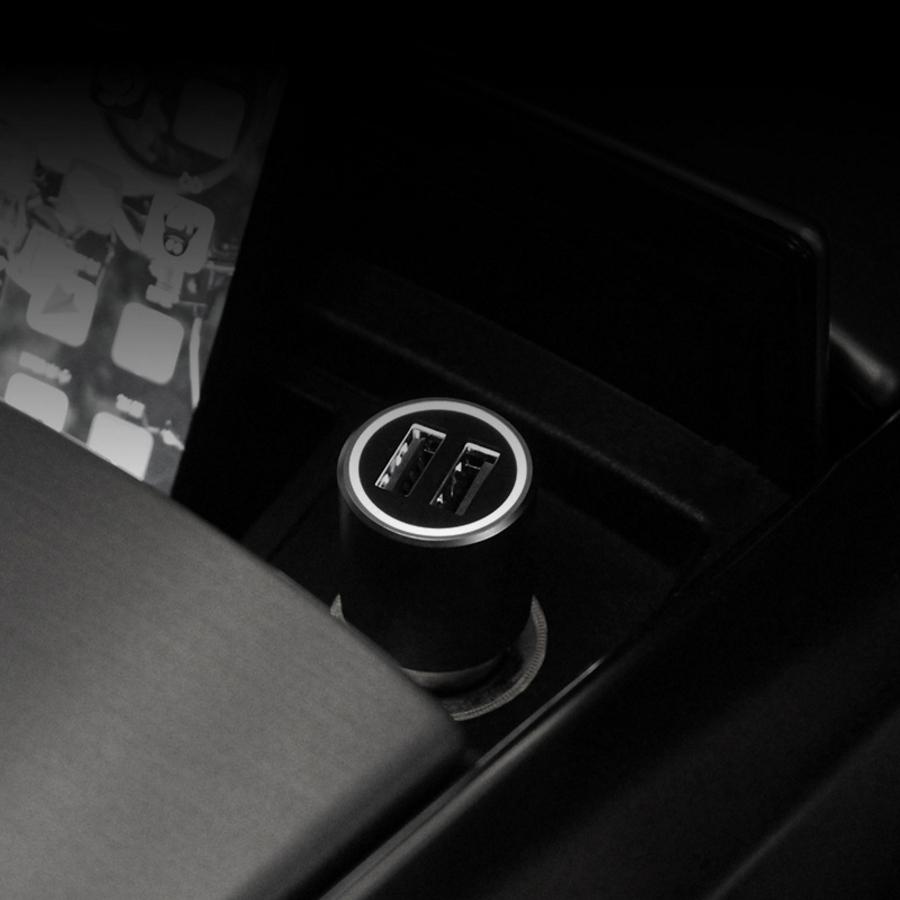 Оригинальное автомобильное зарядное устройство Xiaomi Mi QC3.0 X2, двойной USB, быстрая зарядка, макс. 5 В/3 А, 9 В/2 А, 15 В/1,5 А, в металлическом стиле, быстрая зарядка