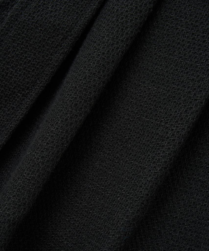 NOIRER Belted Six-Pocket Half Pants (Black)