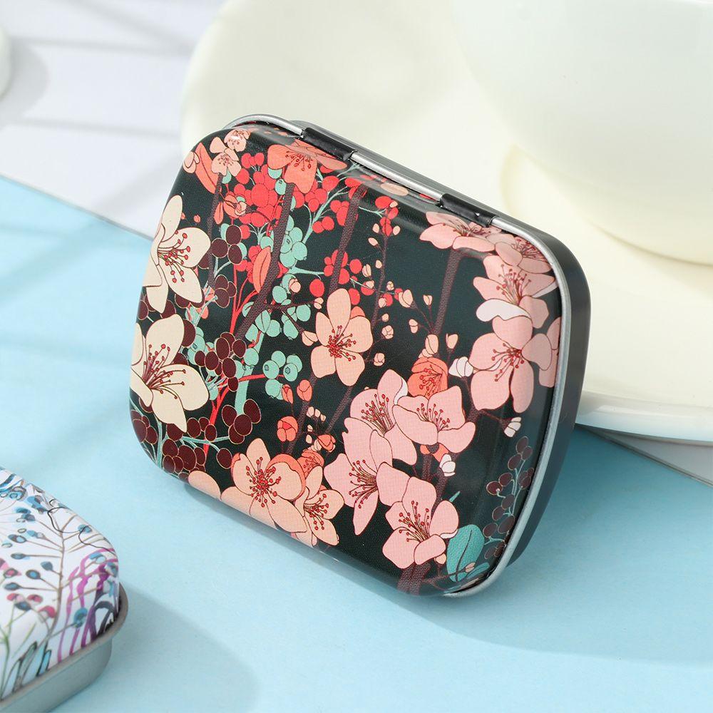 Ювелирные изделия Коллекция Домашний Органайзер Металлическая Шарнирная Жестяная Коробка Контейнер Набор Контейнеров Пустые Жестяные Банки