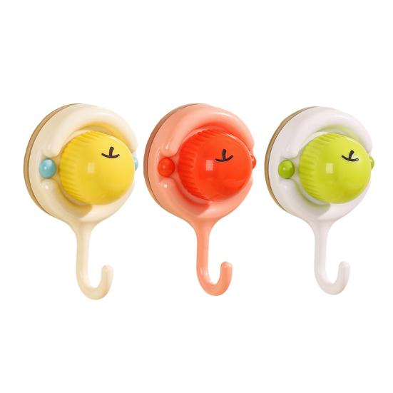 Крючок Присоска с Сильной Несущей Способностью Настенный Крючок Вращающаяся Адсорбция Без Сверления Бесследная Установка Кухонный Крючок для Хранения