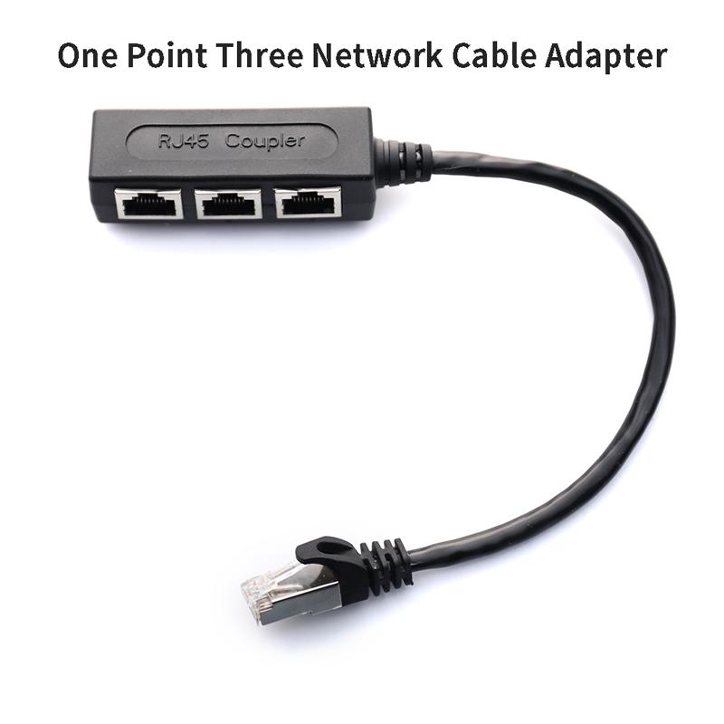 Разветвитель Rj45 Локальная сеть Ethernet Сетевой разъем Rj45 Разветвитель Адаптер Кабель