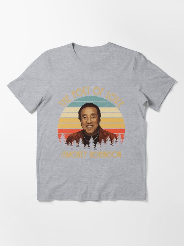 Smokey Robinson Vintage Smokey music Robinson - The Poet Of Love Essential T-Shirt