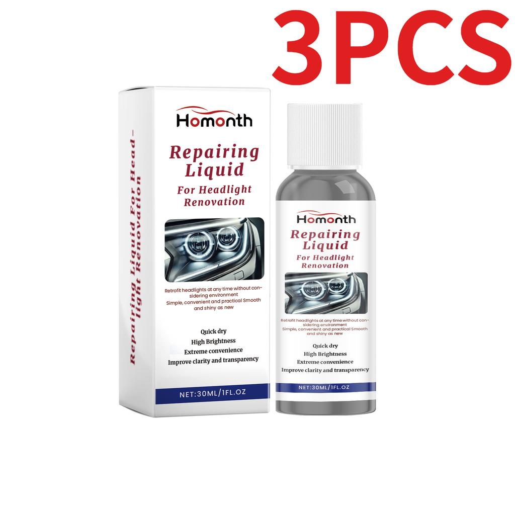 Car Headlight Chemical Polishing Agent Headlights Liquid Polymer Repair Fluid Scratch Remover Car Headlight Restoration Car Care