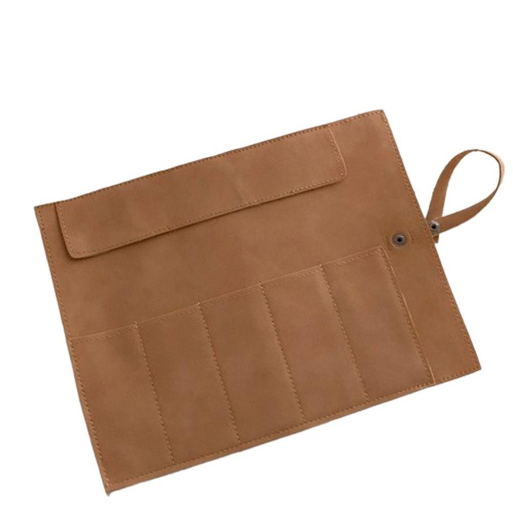 Matte Leather Watch Organizer Case Lightweight Watch Band Case Watchband Pouch Watch Accessories