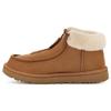 Round Toe Zipper Short Snow Boots Women Boots Chestnut 1143955-CNAT