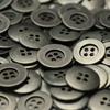 10pcs Distressed Metal Buttons 12/15/20mm Worn-out Old Metal Color 4-hole Buttons Clothing Sewing Accessories