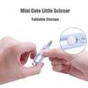 Выдвижные портативные телескопические ножницы для офисных студентов Портативные маленькие ножницы МИНИ-ножницы из нержавеющей стали Детские складные ножницы