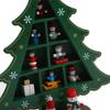Mini Wood Christmas Tree Decoration Gift Cute Home Desktop Office Decor Party DIY Gift New-Year Children Present