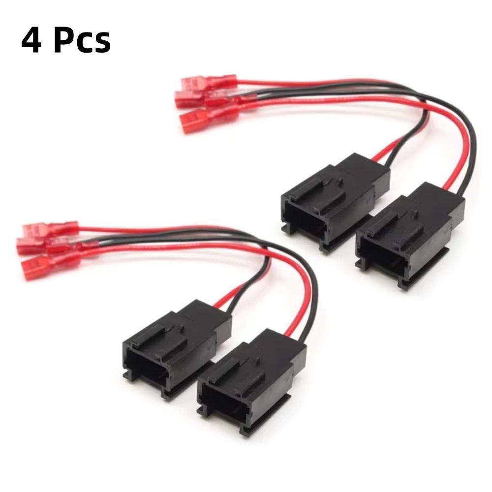 4Pcs PC2-821 Speaker Wire Harness Adapter For Citroen C2 Peugeot 206 1999-2015