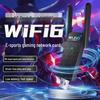 Двухдиапазонная беспроводная сетевая карта WiFi 6 1800 Мбит/с USB Gigabit для компьютера/ноутбука