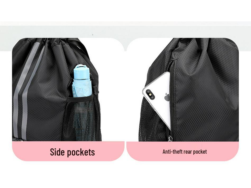 Спортивный рюкзак большой вместимости: Баскетбол, Плавание, Спортивная сумка с разделением на сухое/мокрое