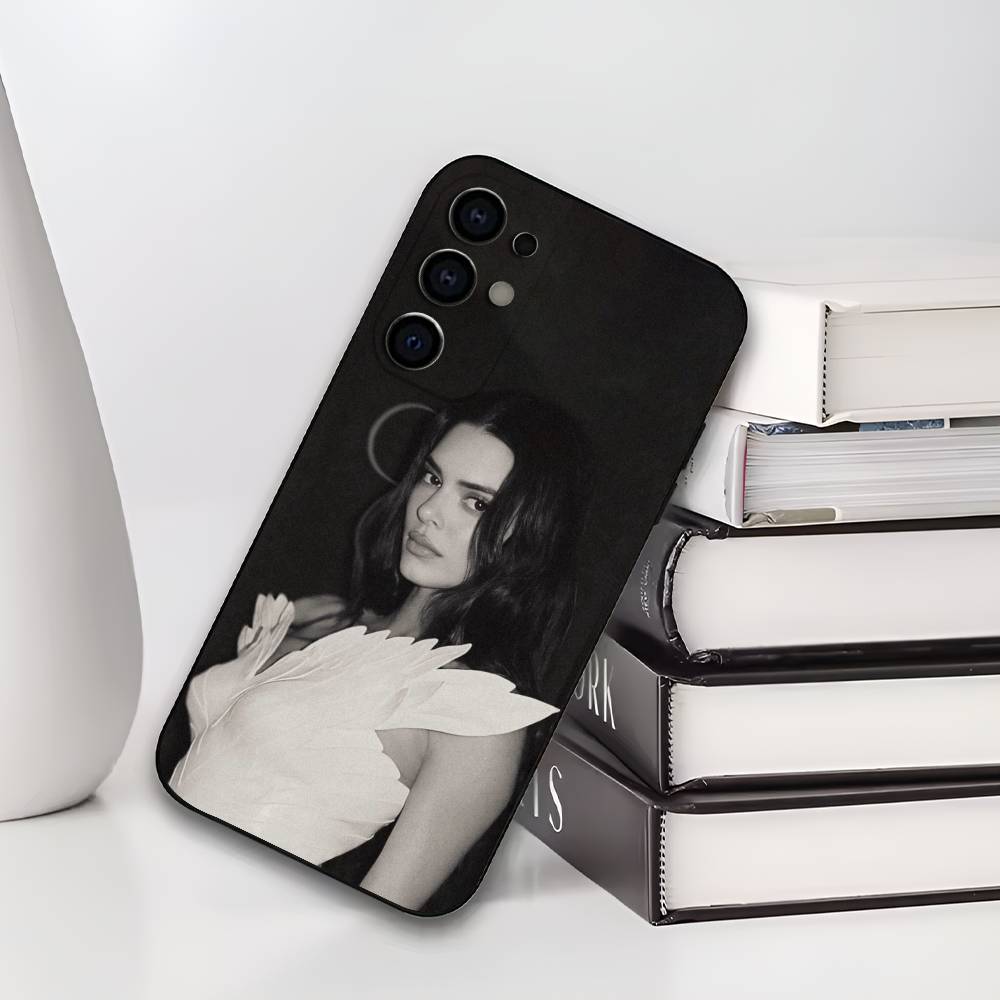 Чехол для телефона K-Kendall Jenner The Supermodel для Samsung S25, S24, S21, S22, S23, S30, Ultra, S20, Plus, Мягкий силиконовый черный чехол