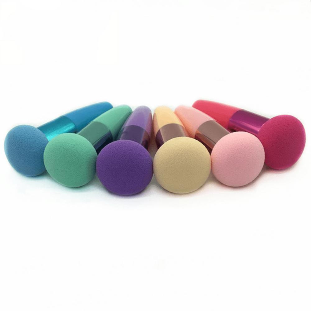 1 шт. Спонж для тонального крема с ручкой Beauty Blender Cosmetics Makeup Sponge Mushroom Stick