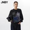 JNBY 2025 Spring Loose Fit Round Neck Wool Knit Sweater
