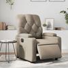 VidaXL Electric Recliner, Relaxation Chair with Adjustable Backrest and Footrest, Living Room Seat 3204764