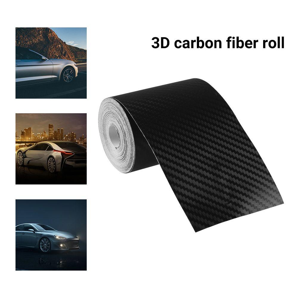 Car Accessories Protection Film Anti Scratch Tape 3D Carbon Fiber Sticker DIY Paste Protector Strip
