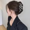Metal Grab Head Back Hair Clip Wave Halloween Hair Accessories  Women Pan Hair