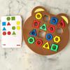 Children'S Early Education Puzzle Bear Geometry Matching Montessori Education Block Parent Child Interactive Board Game