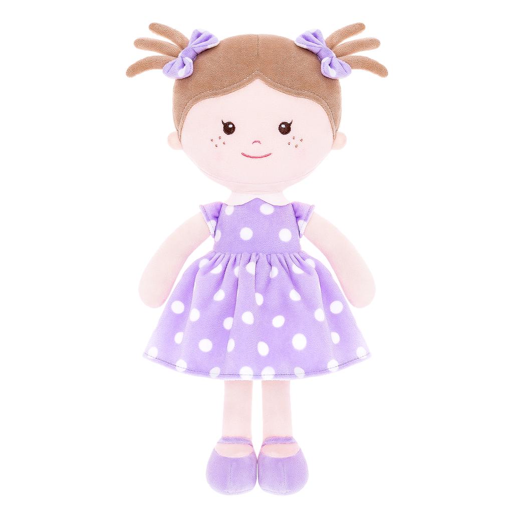Мягкая кукла Baby Girl Gifts Milly Polka Dot Series для первого дня рождения ребенка 30 см