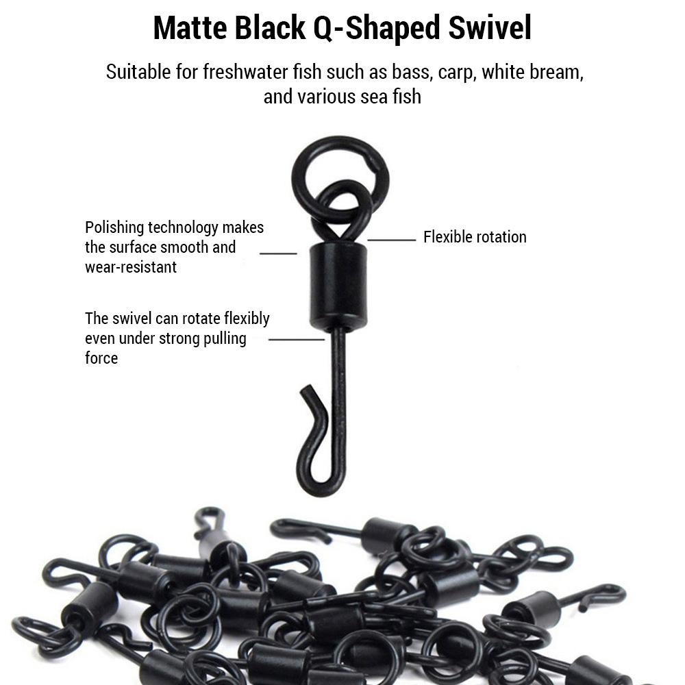 Набор для ловли карпа, 25 шт., снасти для карповой снасти, рыболовные хвостовые наконечники, трубки, булавки, бусины, вертлюжки