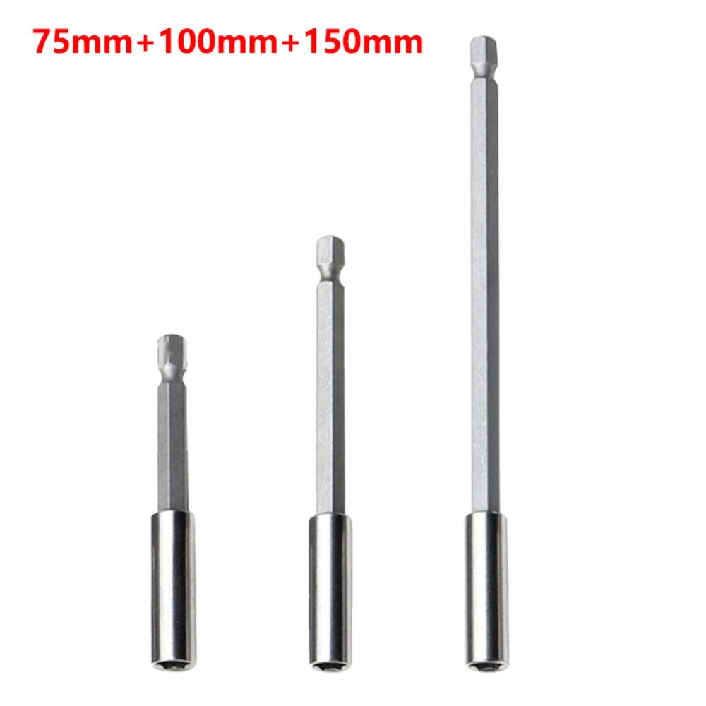 3шт магнитный удлиненный соединительный стержень длинная ручка удлинитель бит удлинитель винтовой бит