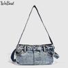 New Style Denim Underarm Bag for Women, Retro Denim Summer New Style Shoulder Bag
